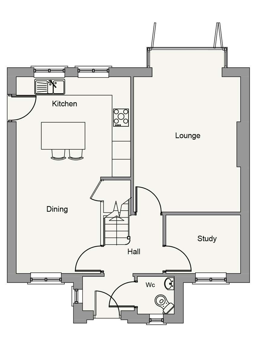 Ground Floor plan of Cara